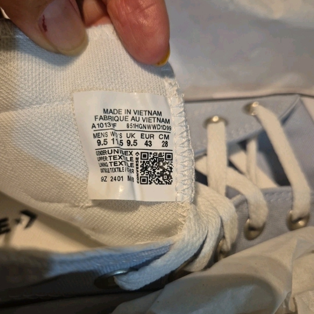 Converse Chuck Taylor All Star High Top Sneakers - Light Blue - Picture 12 of 12